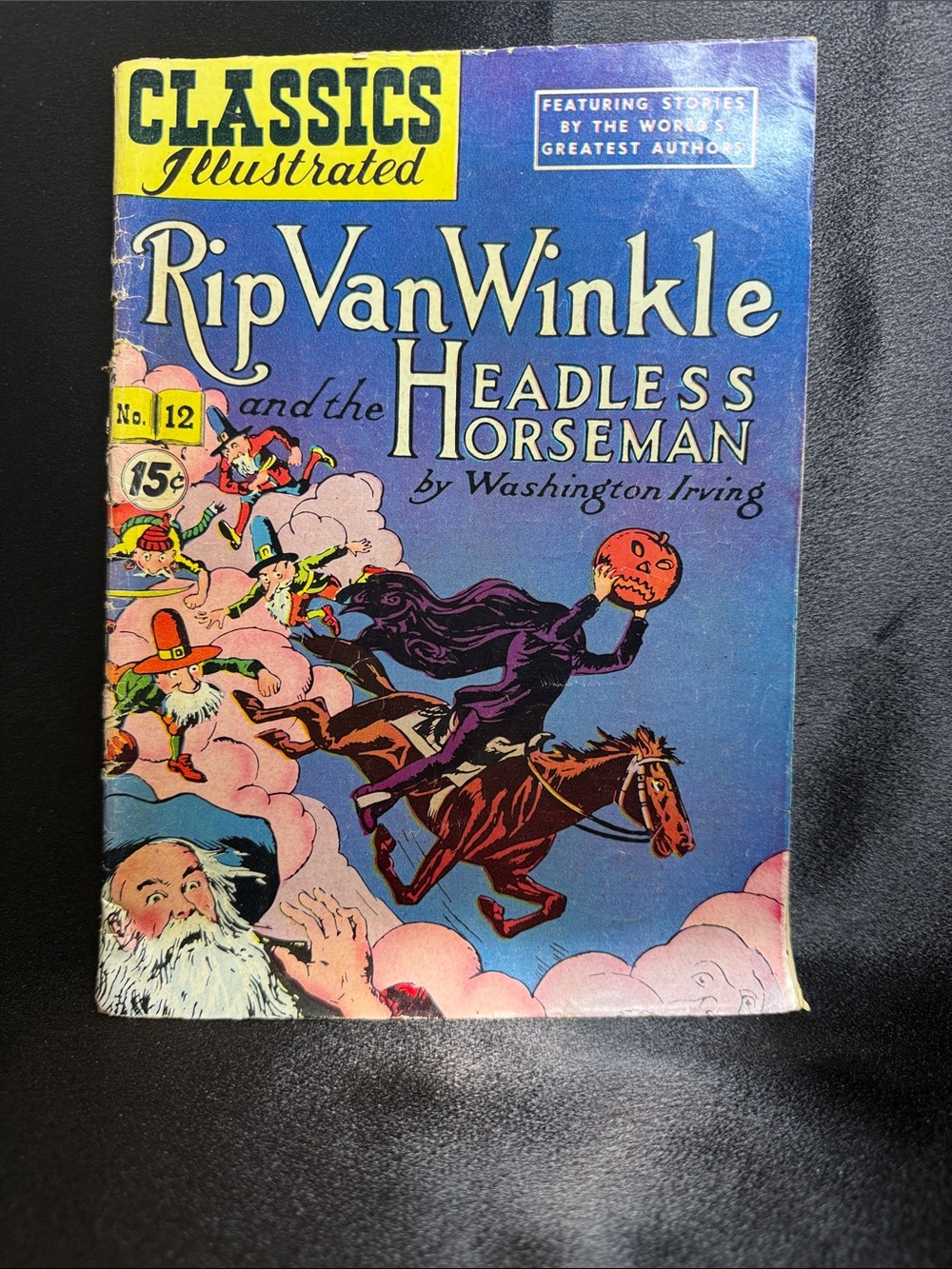 Classics Illustrated #12 Rip Van Winkle and the Headless Horesman